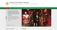 Desktop Screenshot of palestine-australia.com